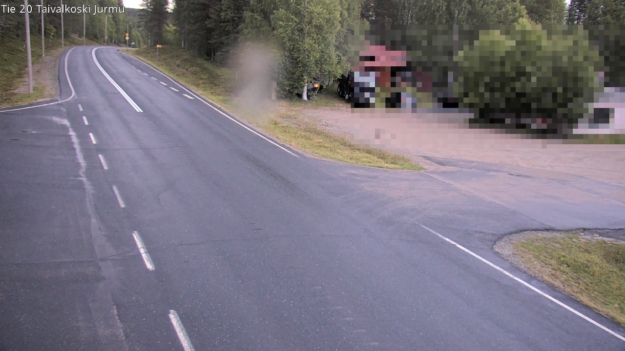 Kelikamerat Kuva Tie 20 Taivalkoski, Jurmu, Taivalkoski, Pohjois-Pohjanmaa