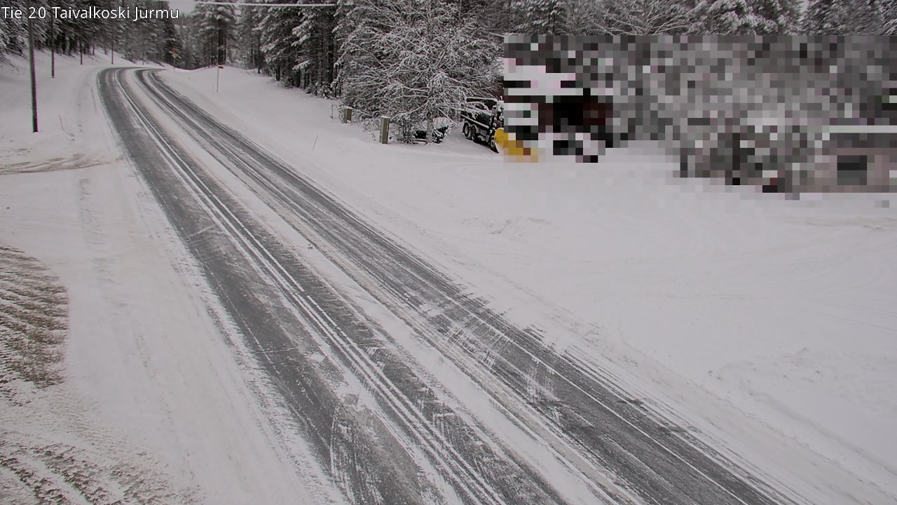 Weather Camera Image Väg 20 Taivalkoski, Jurmu, Taivalkoski, Pohjois-Pohjanmaa