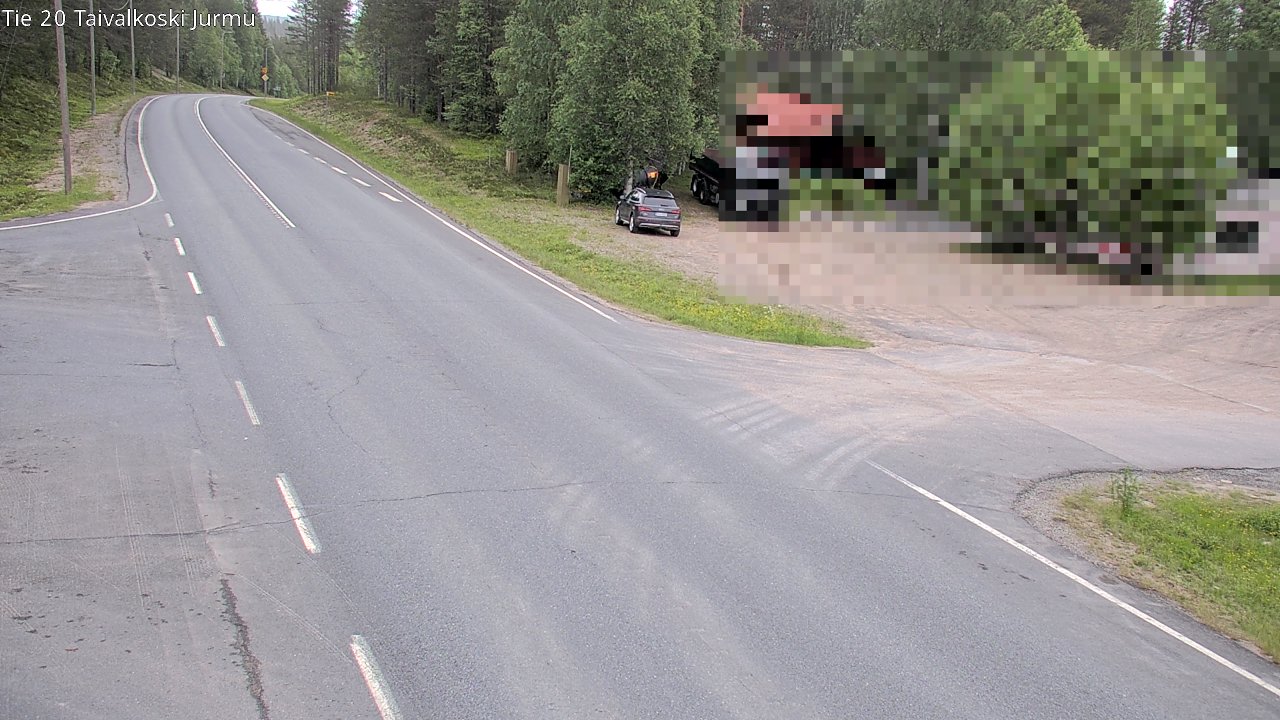 Kelikamerat Kuva Tie 20 Taivalkoski, Jurmu, Taivalkoski, Pohjois-Pohjanmaa