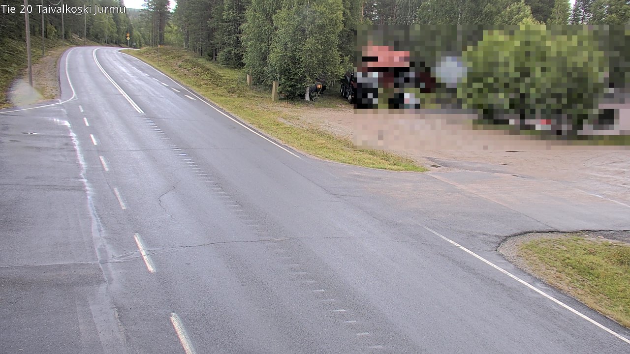 Weather Camera Image Road 20 Taivalkoski, Jurmu, Taivalkoski, Pohjois-Pohjanmaa