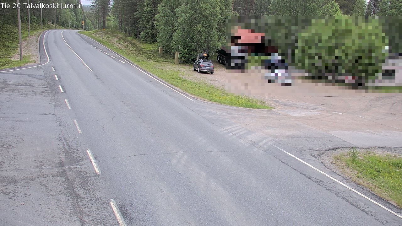Kelikamerat Kuva Tie 20 Taivalkoski, Jurmu, Taivalkoski, Pohjois-Pohjanmaa