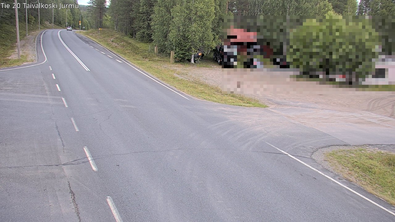 Weather Camera Image Road 20 Taivalkoski, Jurmu, Taivalkoski, Pohjois-Pohjanmaa