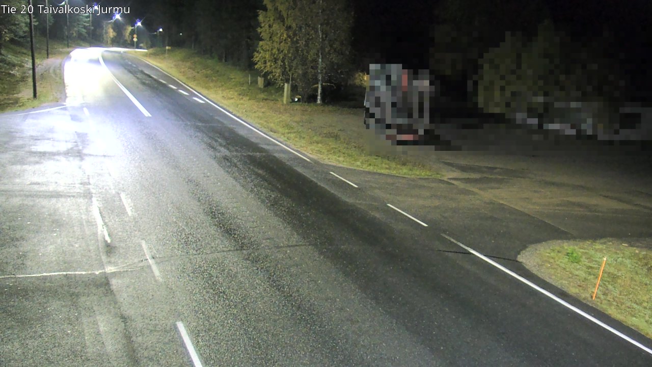 Weather Camera Image Väg 20 Taivalkoski, Jurmu, Taivalkoski, Pohjois-Pohjanmaa
