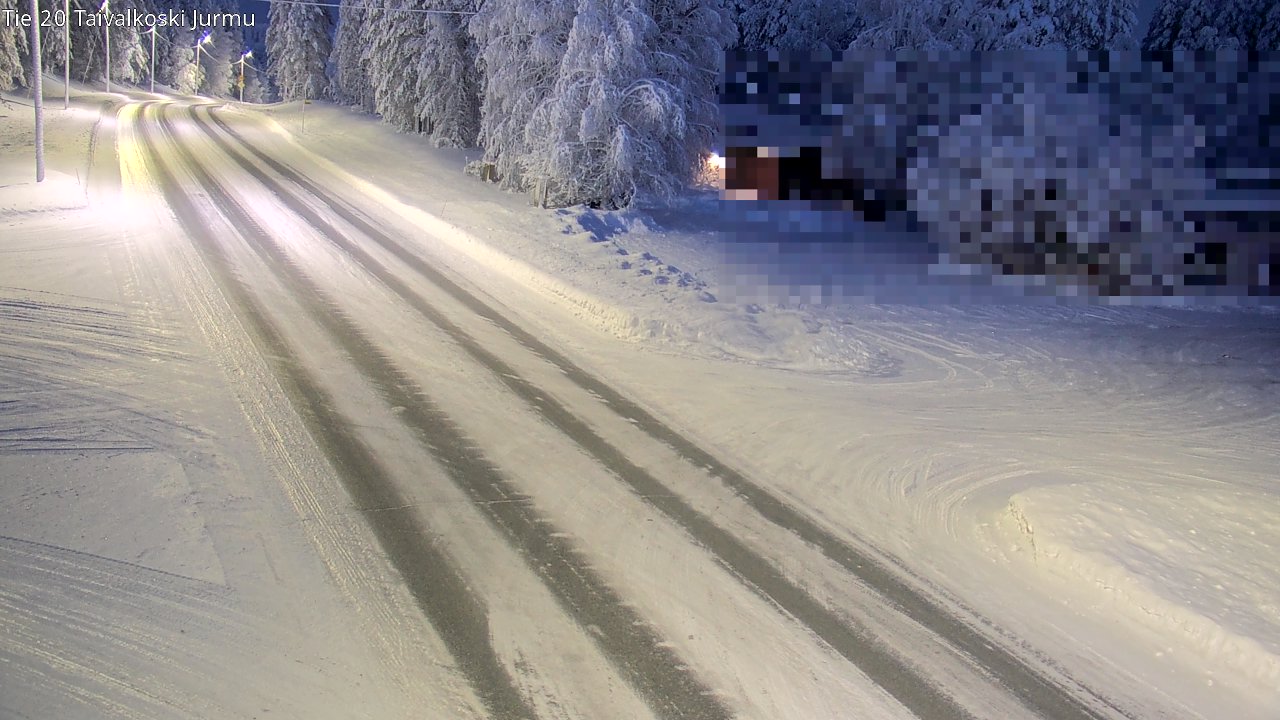 Weather Camera Image Road 20 Taivalkoski, Jurmu, Taivalkoski, Pohjois-Pohjanmaa
