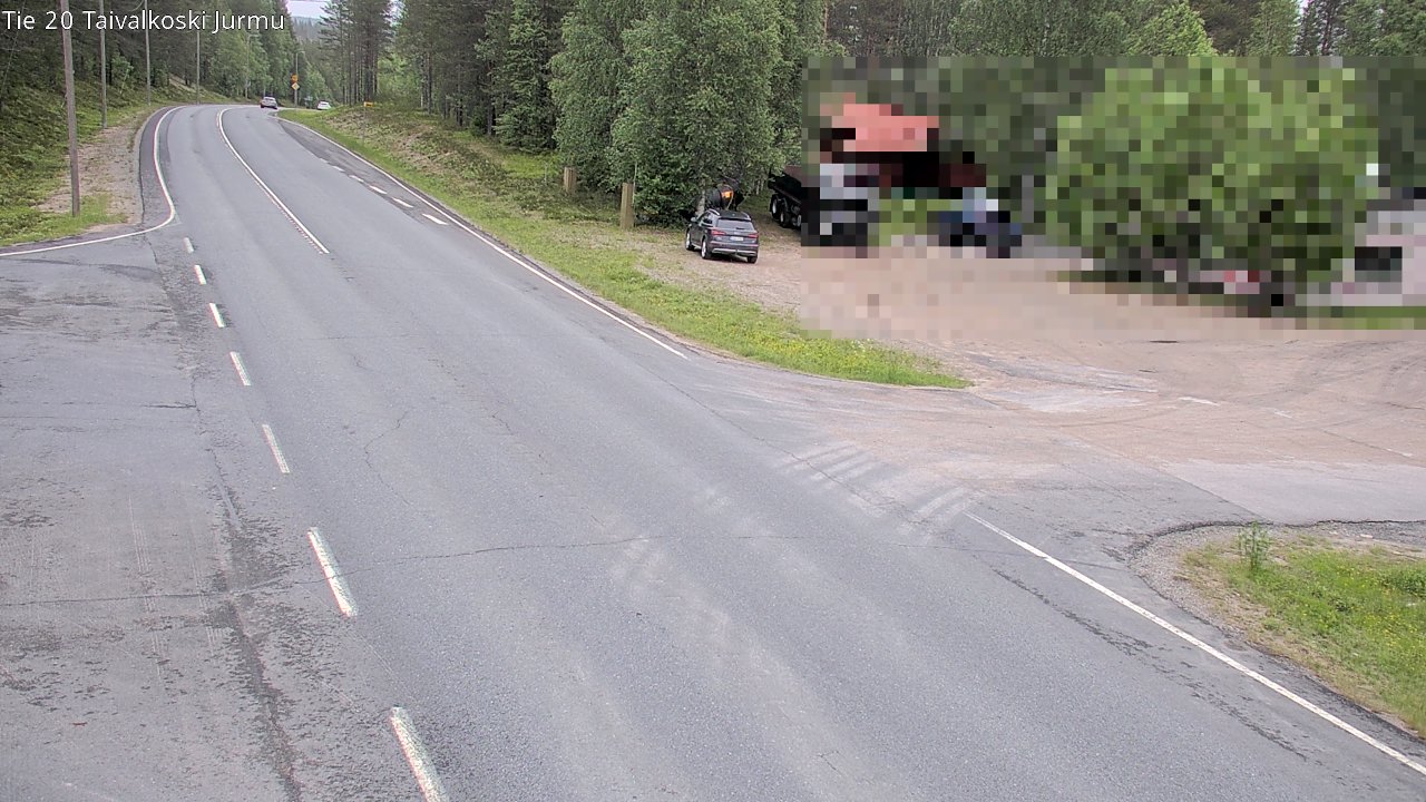 Kelikamerat Kuva Tie 20 Taivalkoski, Jurmu, Taivalkoski, Pohjois-Pohjanmaa