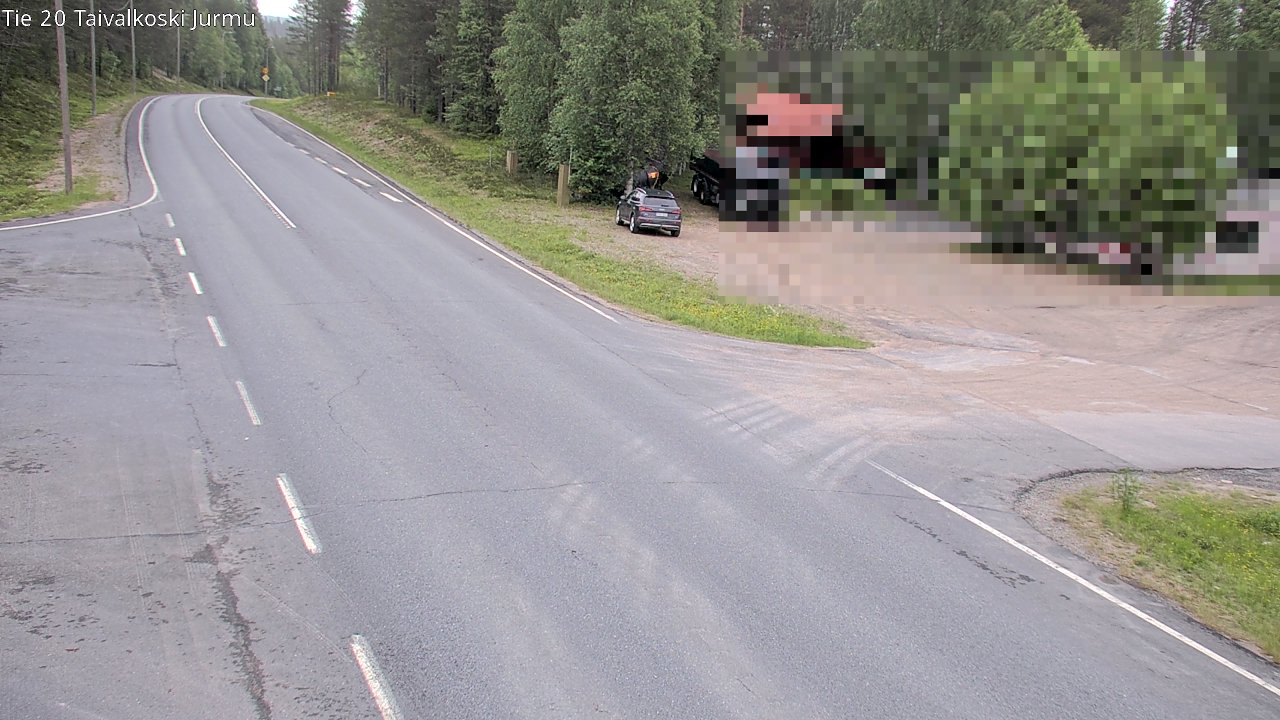 Kelikamerat Kuva Tie 20 Taivalkoski, Jurmu, Taivalkoski, Pohjois-Pohjanmaa