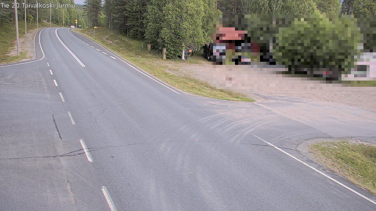 Kelikamerat Kuva Tie 20 Taivalkoski, Jurmu, Taivalkoski, Pohjois-Pohjanmaa