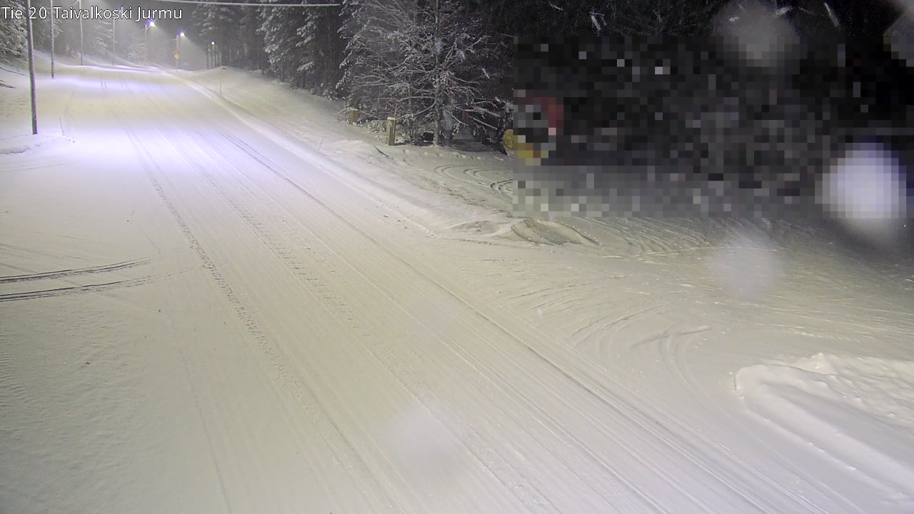 Weather Camera Image Väg 20 Taivalkoski, Jurmu, Taivalkoski, Pohjois-Pohjanmaa