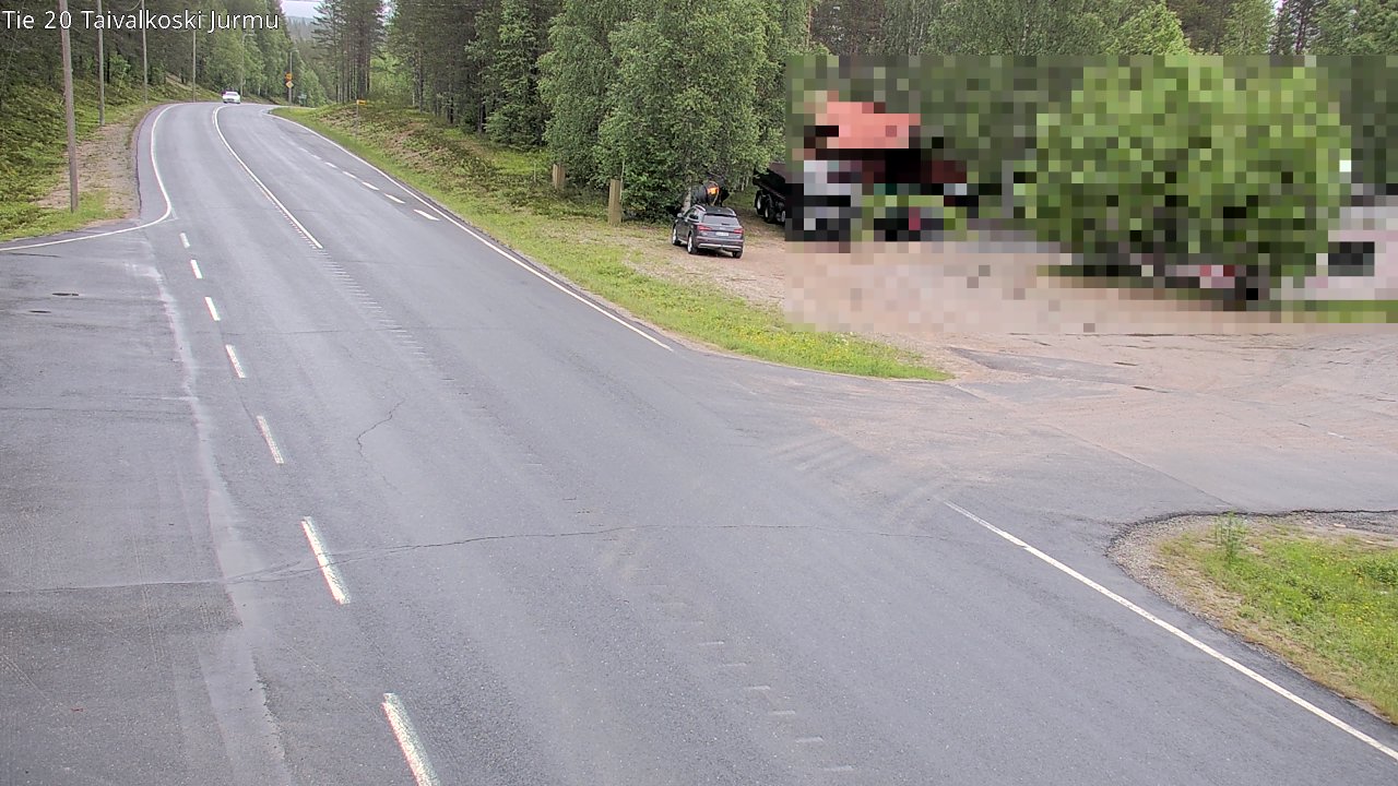 Kelikamerat Kuva Tie 20 Taivalkoski, Jurmu, Taivalkoski, Pohjois-Pohjanmaa