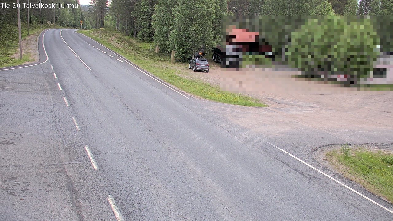 Kelikamerat Kuva Tie 20 Taivalkoski, Jurmu, Taivalkoski, Pohjois-Pohjanmaa
