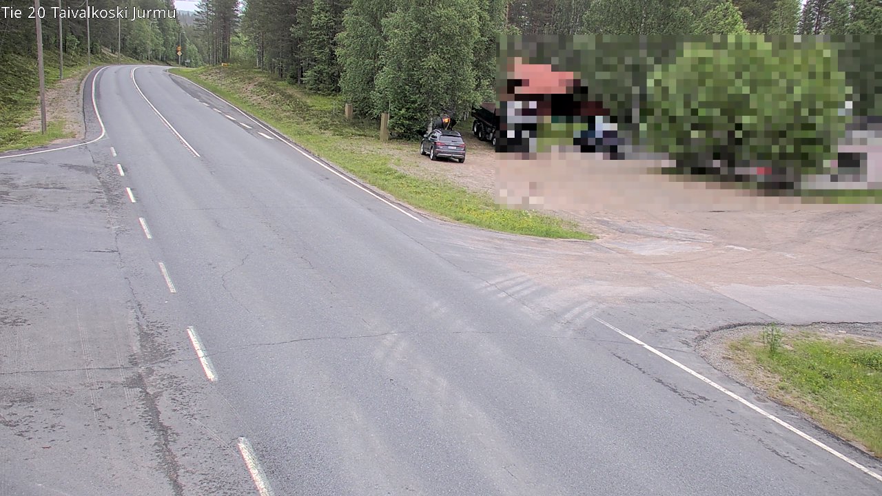 Kelikamerat Kuva Tie 20 Taivalkoski, Jurmu, Taivalkoski, Pohjois-Pohjanmaa