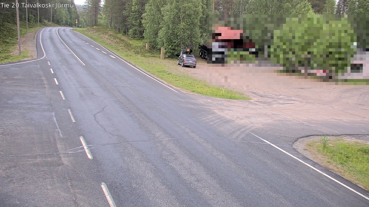 Kelikamerat Kuva Tie 20 Taivalkoski, Jurmu, Taivalkoski, Pohjois-Pohjanmaa