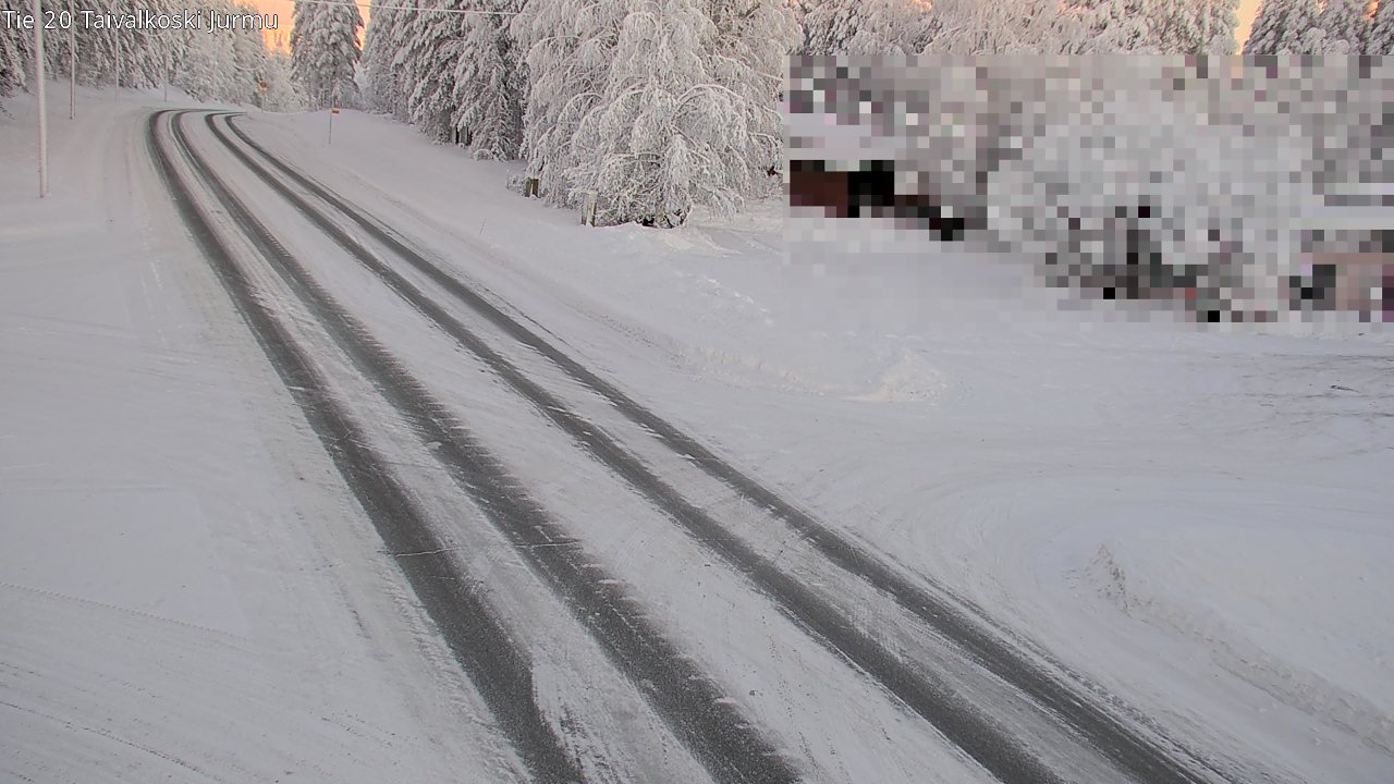 Kelikamerat Kuva Tie 20 Taivalkoski, Jurmu, Taivalkoski, Pohjois-Pohjanmaa