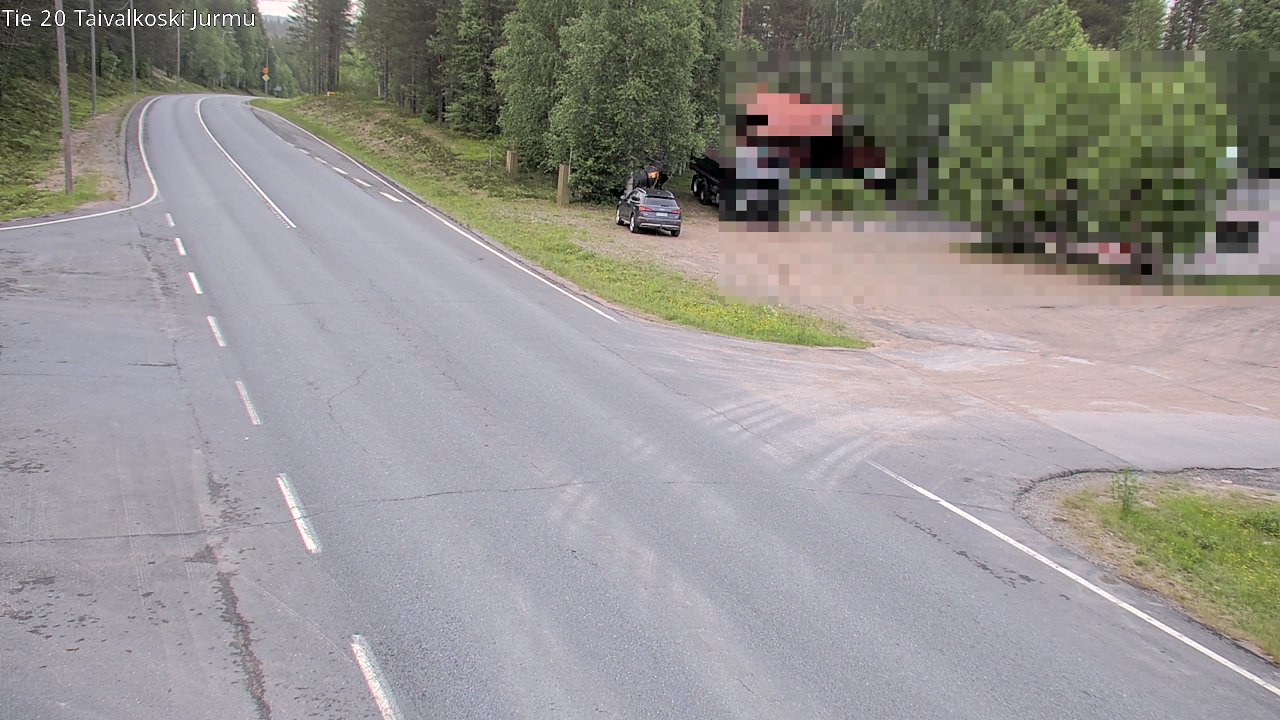 Kelikamerat Kuva Tie 20 Taivalkoski, Jurmu, Taivalkoski, Pohjois-Pohjanmaa