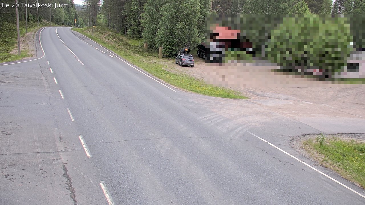 Kelikamerat Kuva Tie 20 Taivalkoski, Jurmu, Taivalkoski, Pohjois-Pohjanmaa