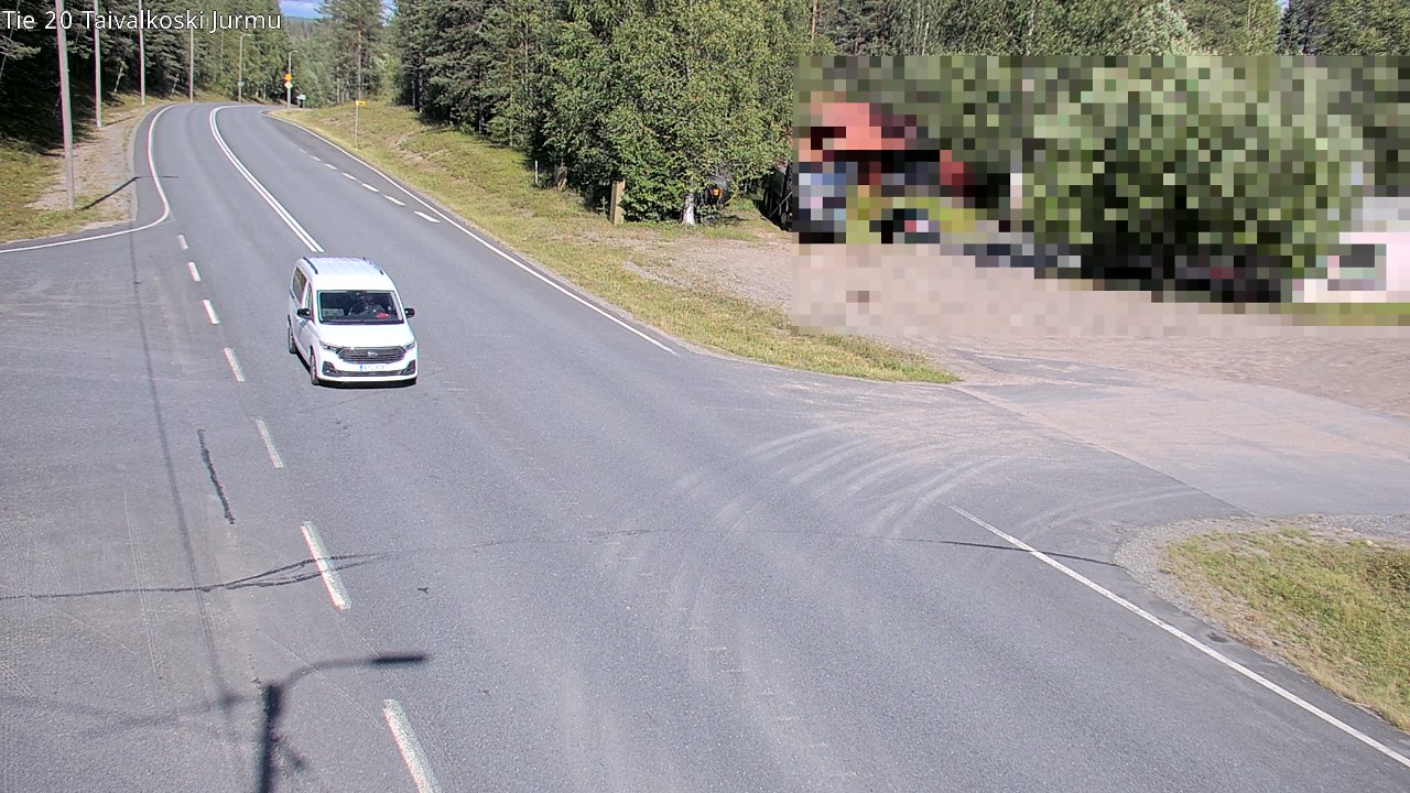 Kelikamerat Kuva Tie 20 Taivalkoski, Jurmu, Taivalkoski, Pohjois-Pohjanmaa
