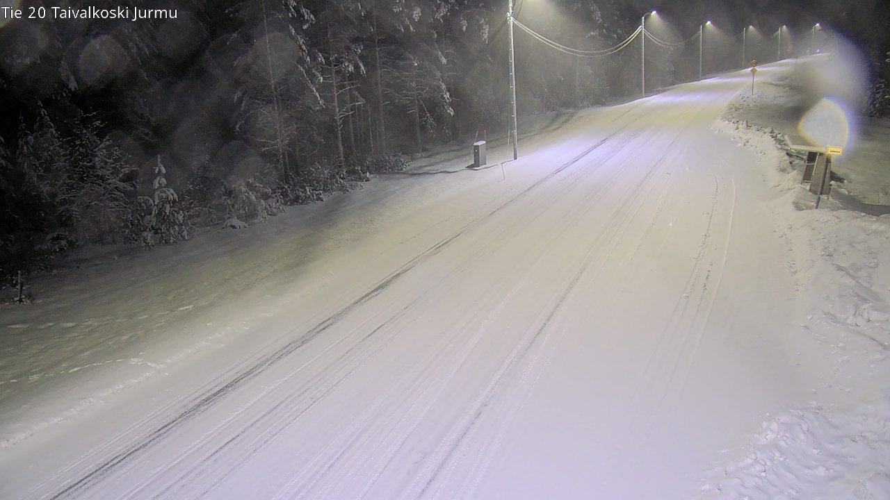 Kelikamerat Kuva Tie 20 Taivalkoski, Jurmu, Taivalkoski, Pohjois-Pohjanmaa