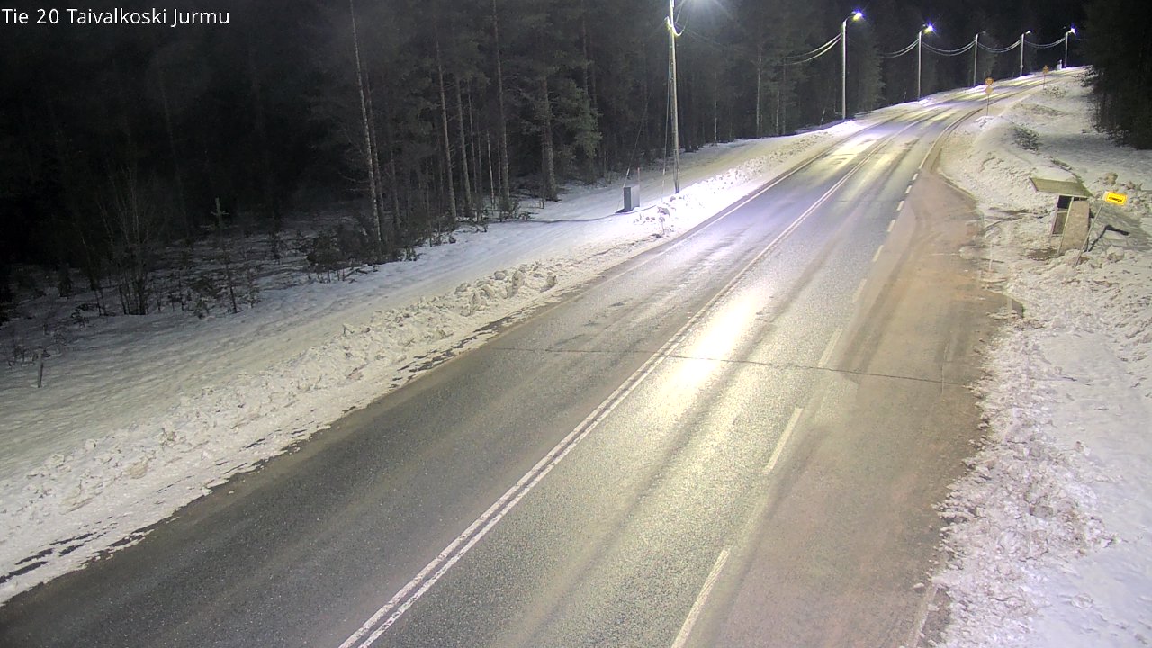 Kelikamerat Kuva Tie 20 Taivalkoski, Jurmu, Taivalkoski, Pohjois-Pohjanmaa