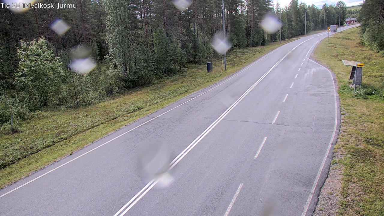 Weather Camera Image Väg 20 Taivalkoski, Jurmu, Taivalkoski, Pohjois-Pohjanmaa