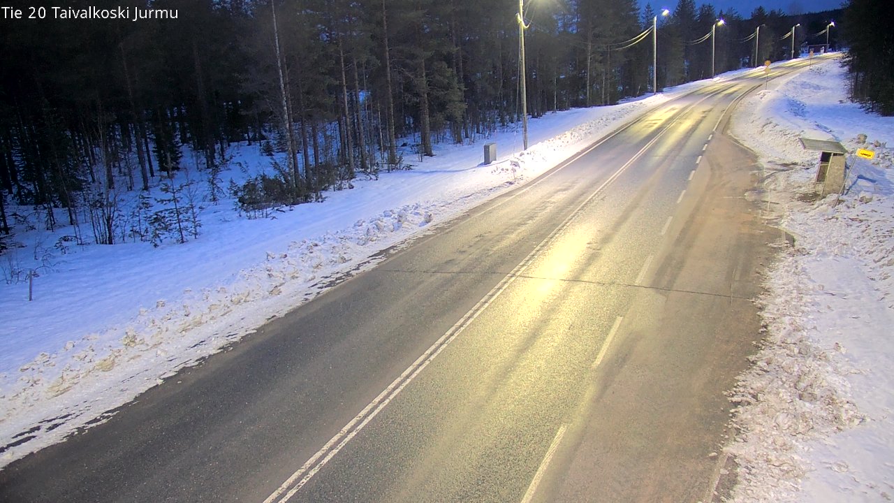 Kelikamerat Kuva Tie 20 Taivalkoski, Jurmu, Taivalkoski, Pohjois-Pohjanmaa