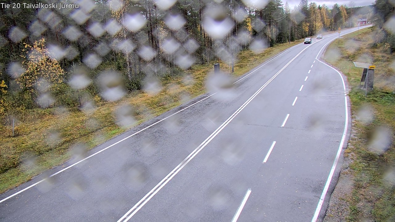 Weather Camera Image Road 20 Taivalkoski, Jurmu, Taivalkoski, Pohjois-Pohjanmaa