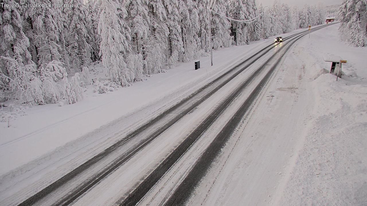 Kelikamerat Kuva Tie 20 Taivalkoski, Jurmu, Taivalkoski, Pohjois-Pohjanmaa