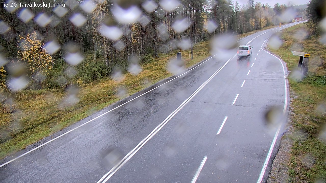 Weather Camera Image Väg 20 Taivalkoski, Jurmu, Taivalkoski, Pohjois-Pohjanmaa