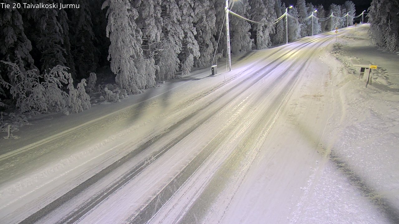 Kelikamerat Kuva Tie 20 Taivalkoski, Jurmu, Taivalkoski, Pohjois-Pohjanmaa