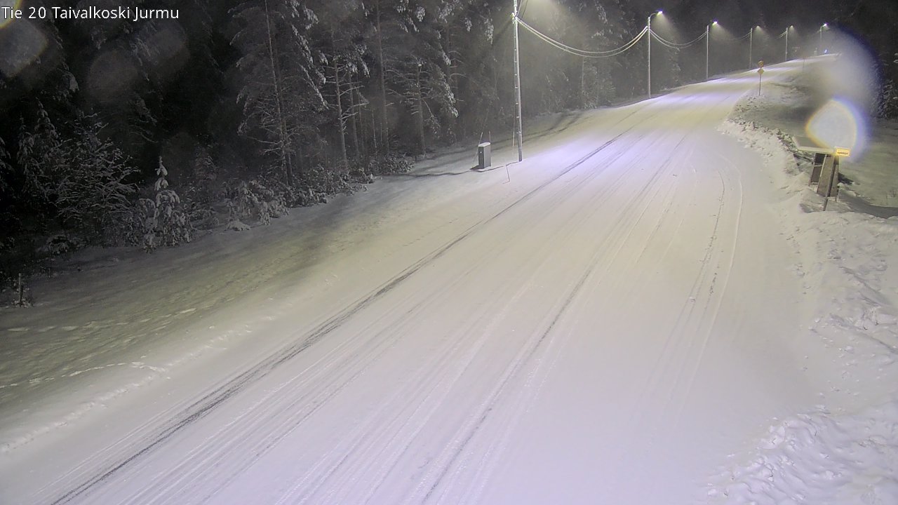 Kelikamerat Kuva Tie 20 Taivalkoski, Jurmu, Taivalkoski, Pohjois-Pohjanmaa