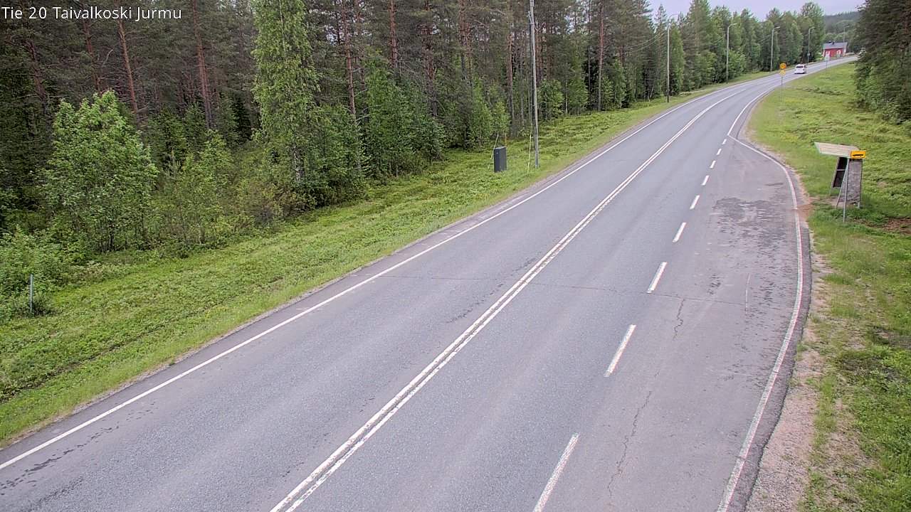 Kelikamerat Kuva Tie 20 Taivalkoski, Jurmu, Taivalkoski, Pohjois-Pohjanmaa