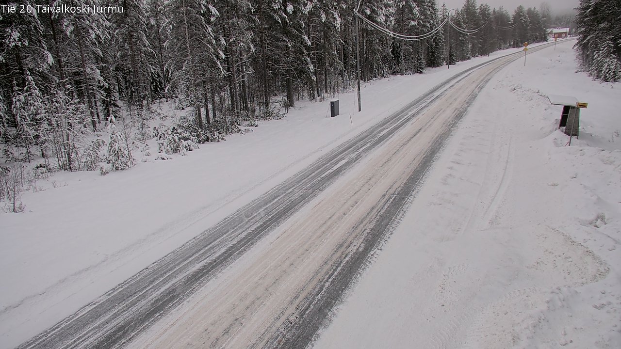 Weather Camera Image Road 20 Taivalkoski, Jurmu, Taivalkoski, Pohjois-Pohjanmaa