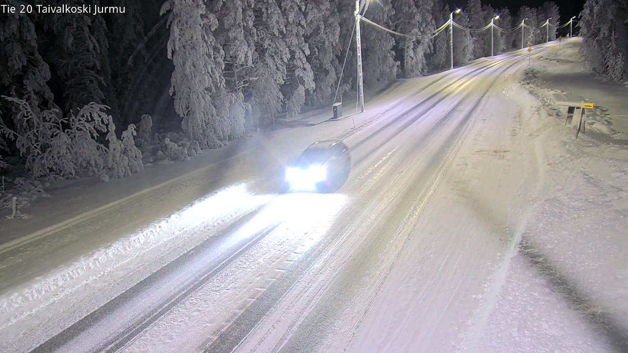 Kelikamerat Kuva Tie 20 Taivalkoski, Jurmu, Taivalkoski, Pohjois-Pohjanmaa