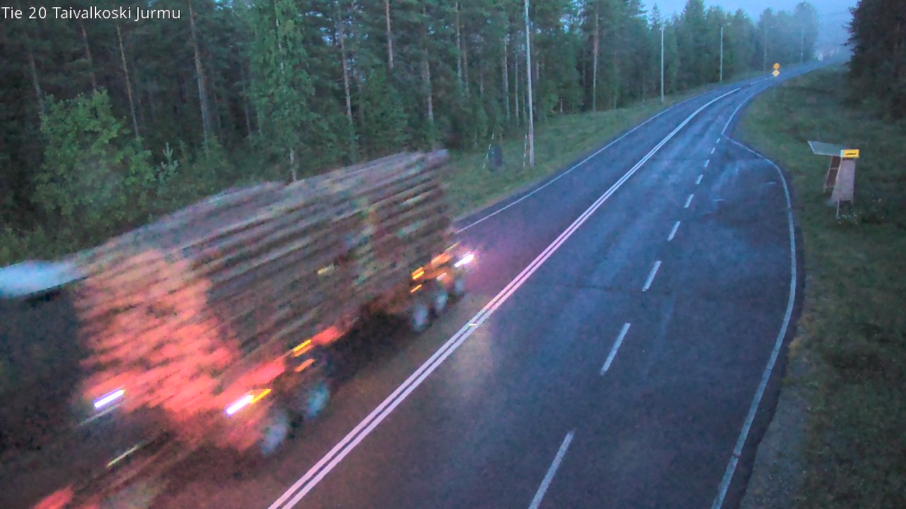 Kelikamerat Kuva Tie 20 Taivalkoski, Jurmu, Taivalkoski, Pohjois-Pohjanmaa