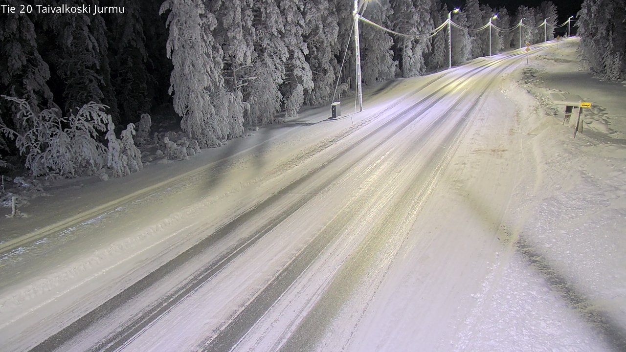 Kelikamerat Kuva Tie 20 Taivalkoski, Jurmu, Taivalkoski, Pohjois-Pohjanmaa