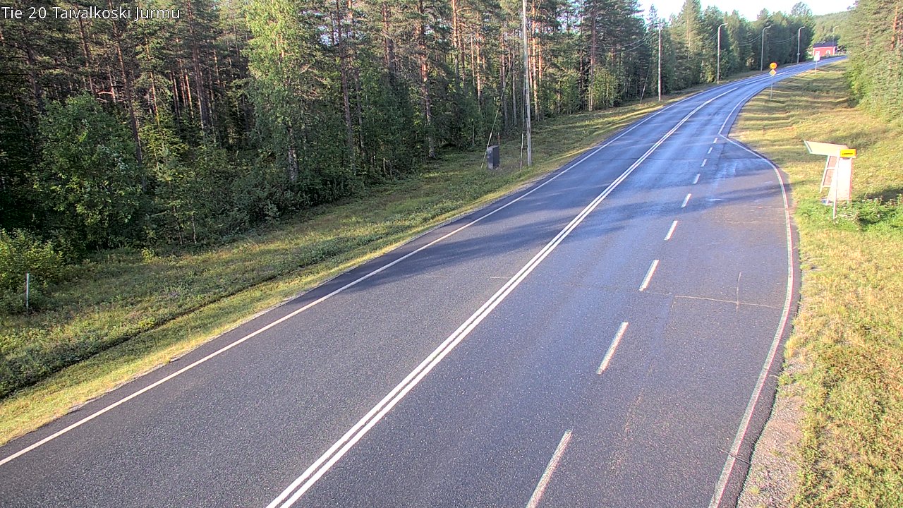 Kelikamerat Kuva Tie 20 Taivalkoski, Jurmu, Taivalkoski, Pohjois-Pohjanmaa