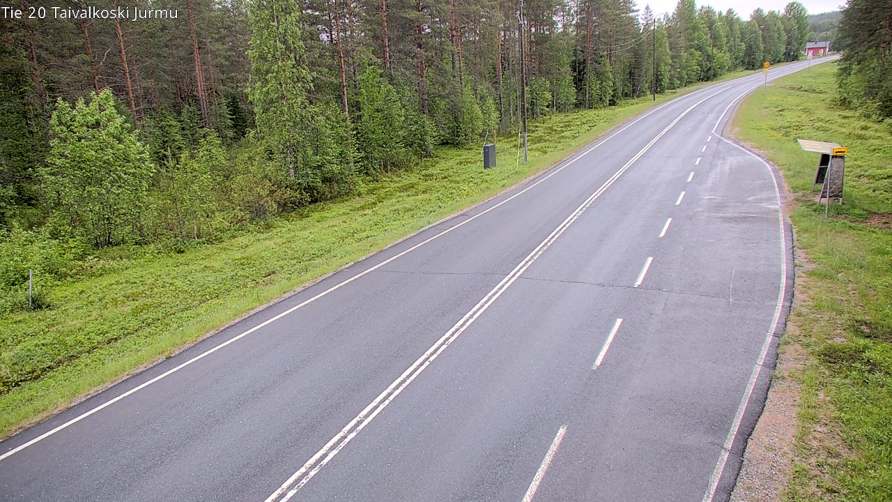 Kelikamerat Kuva Tie 20 Taivalkoski, Jurmu, Taivalkoski, Pohjois-Pohjanmaa