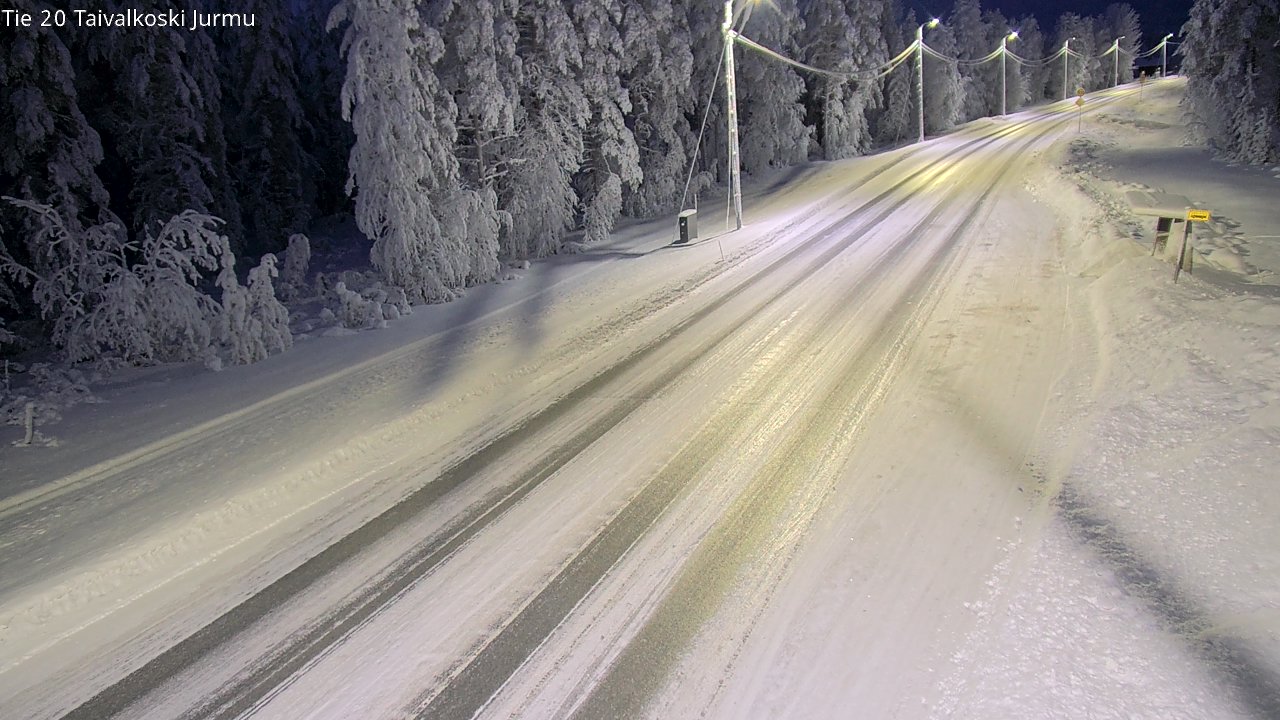 Kelikamerat Kuva Tie 20 Taivalkoski, Jurmu, Taivalkoski, Pohjois-Pohjanmaa