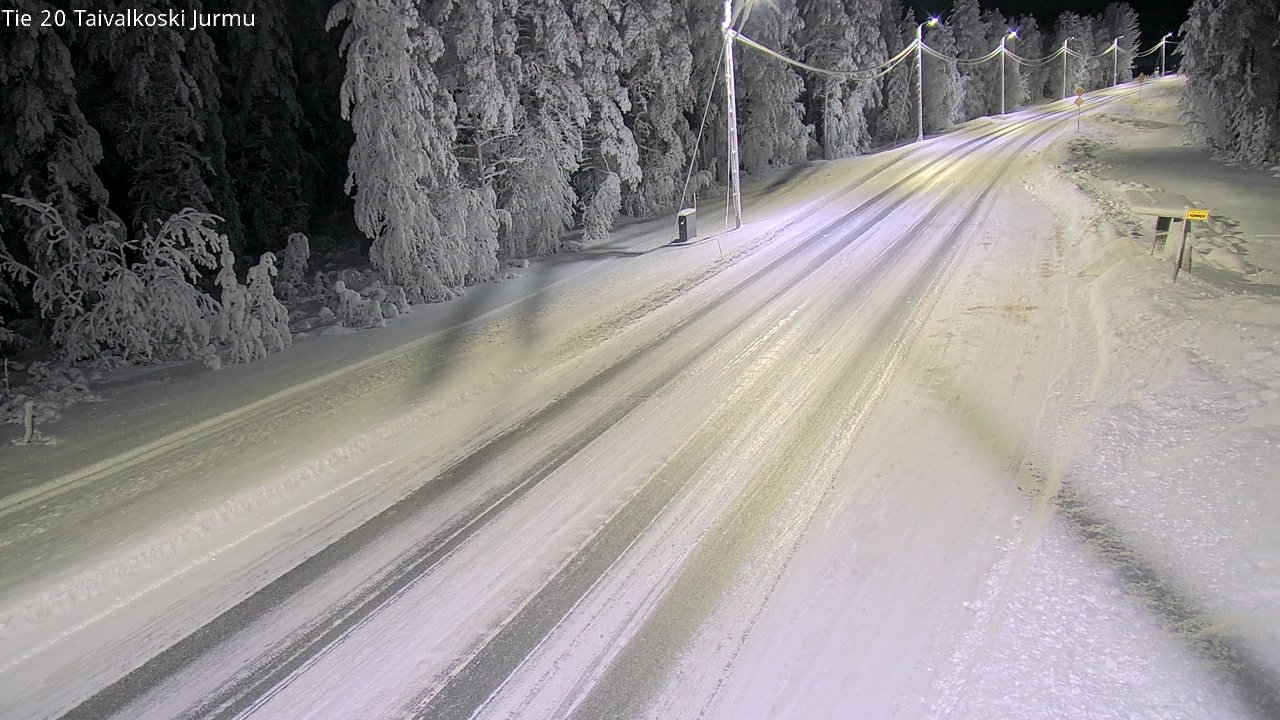 Kelikamerat Kuva Tie 20 Taivalkoski, Jurmu, Taivalkoski, Pohjois-Pohjanmaa