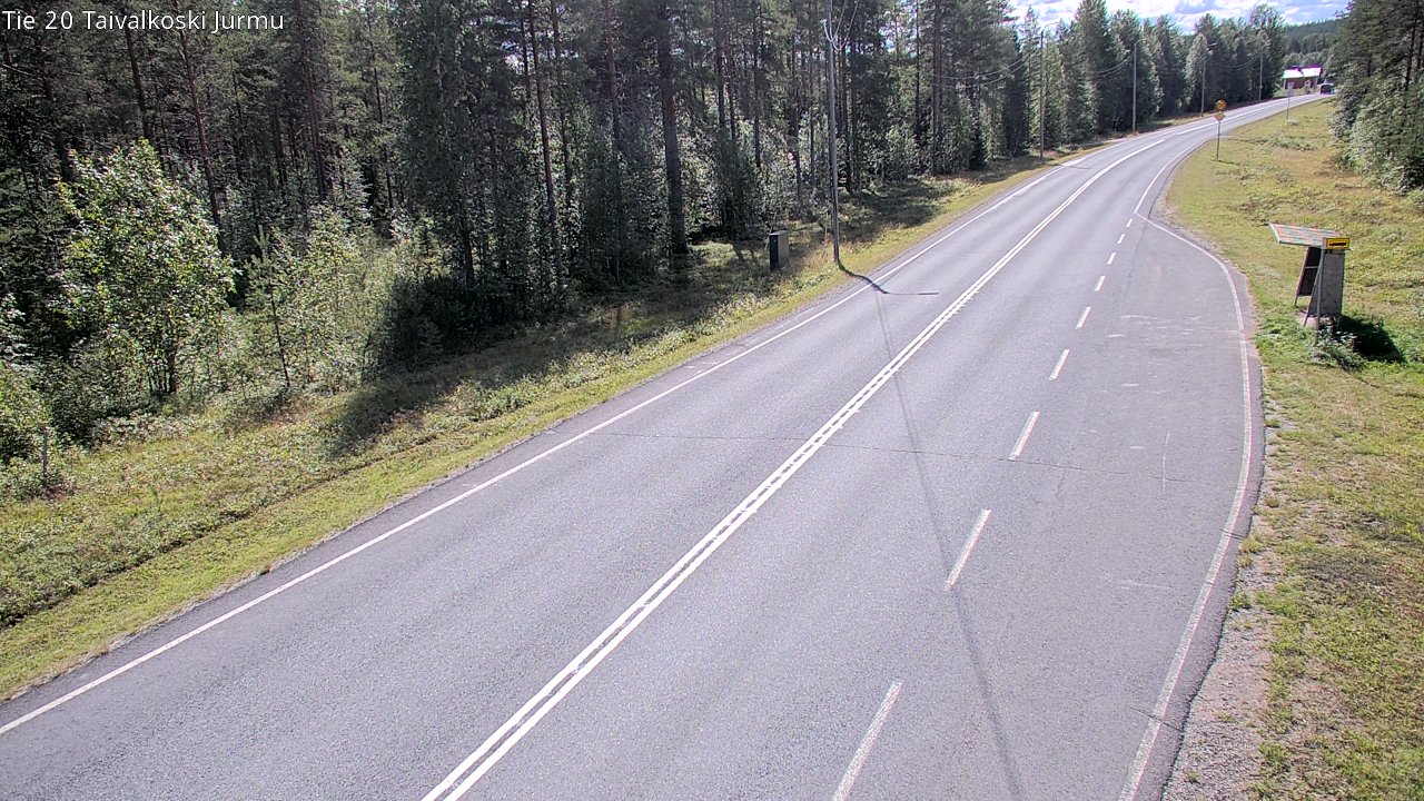 Weather Camera Image Väg 20 Taivalkoski, Jurmu, Taivalkoski, Pohjois-Pohjanmaa