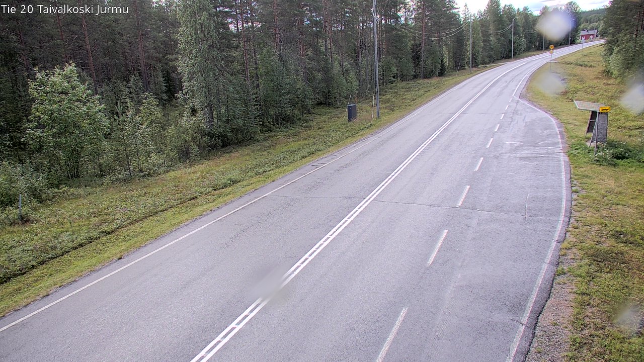 Weather Camera Image Väg 20 Taivalkoski, Jurmu, Taivalkoski, Pohjois-Pohjanmaa