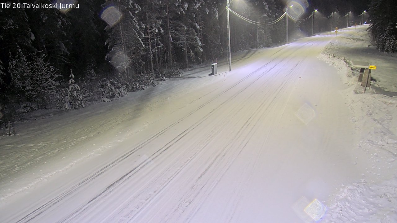 Kelikamerat Kuva Tie 20 Taivalkoski, Jurmu, Taivalkoski, Pohjois-Pohjanmaa