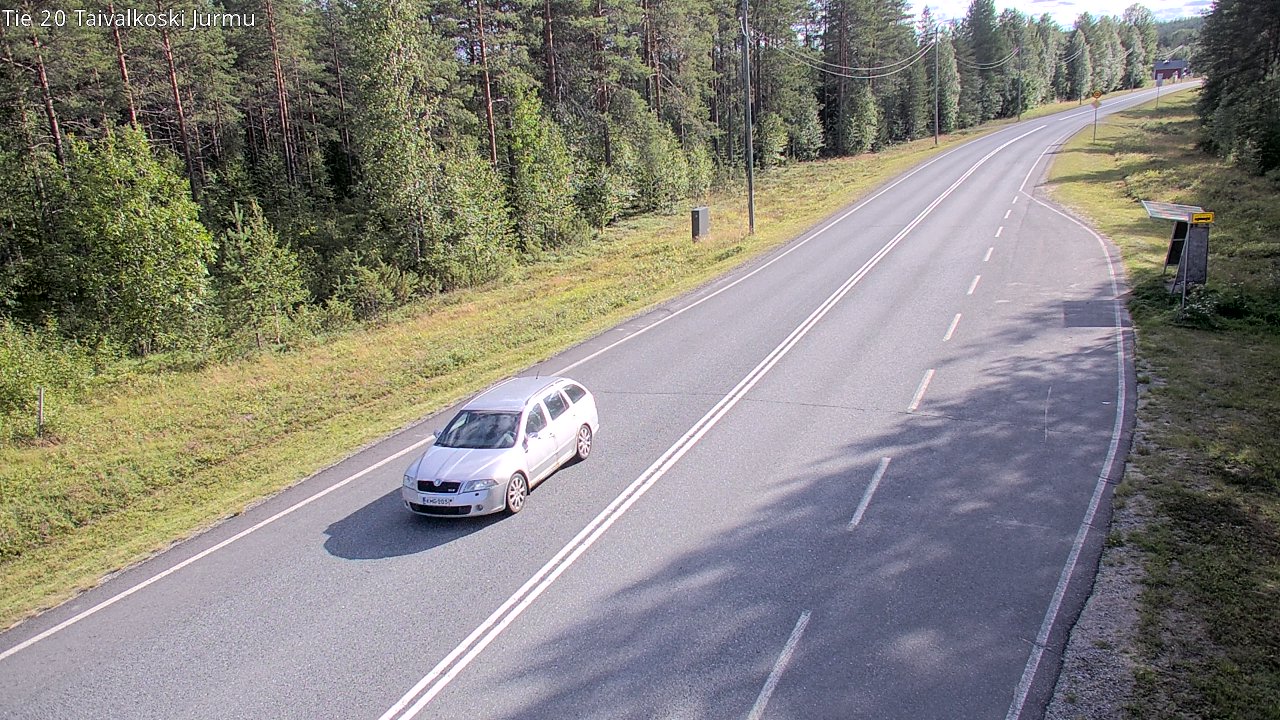 Kelikamerat Kuva Tie 20 Taivalkoski, Jurmu, Taivalkoski, Pohjois-Pohjanmaa