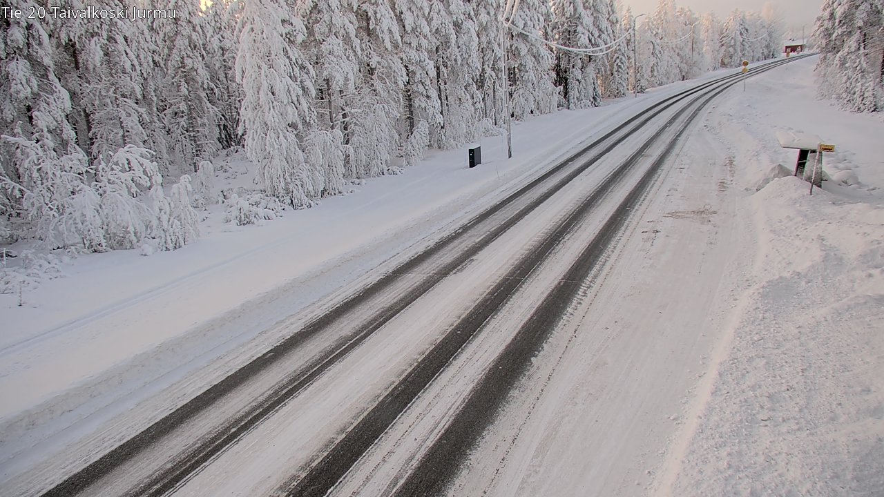 Kelikamerat Kuva Tie 20 Taivalkoski, Jurmu, Taivalkoski, Pohjois-Pohjanmaa