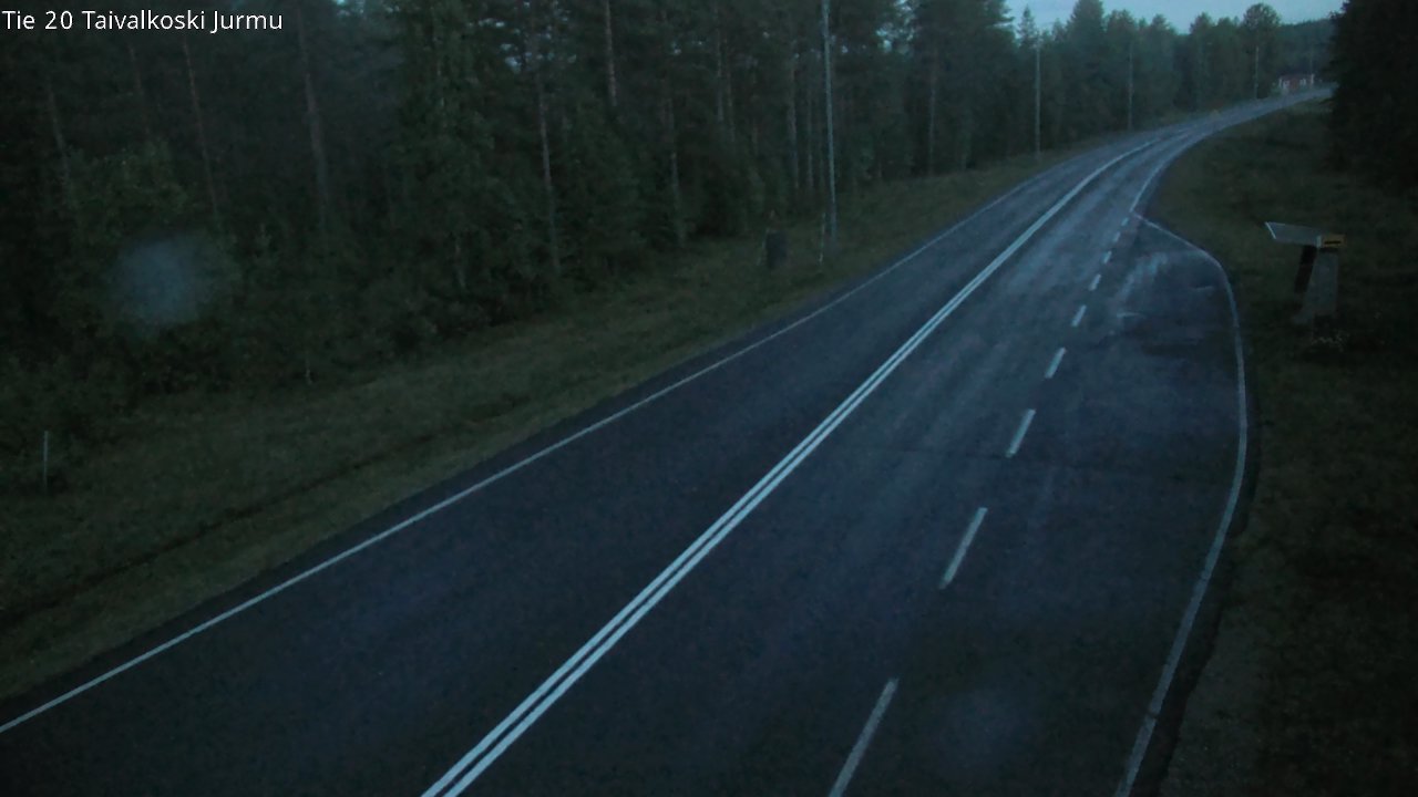 Kelikamerat Kuva Tie 20 Taivalkoski, Jurmu, Taivalkoski, Pohjois-Pohjanmaa