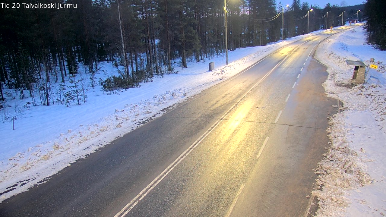 Kelikamerat Kuva Tie 20 Taivalkoski, Jurmu, Taivalkoski, Pohjois-Pohjanmaa