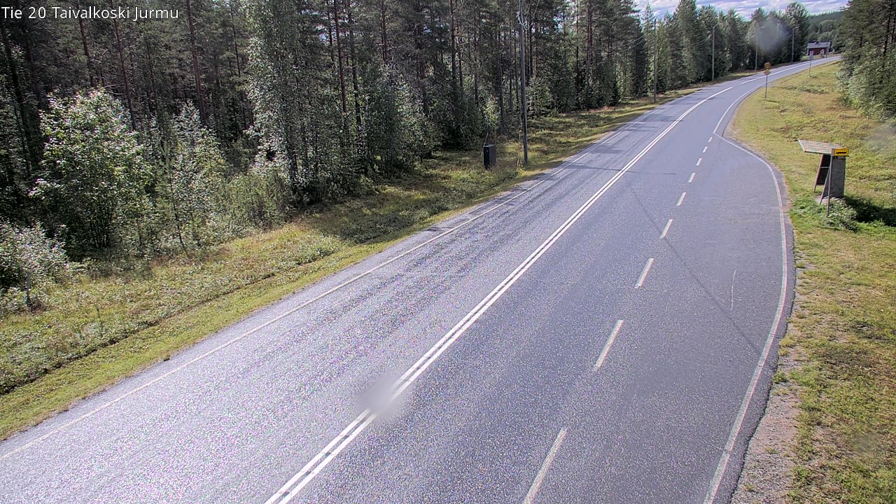 Weather Camera Image Väg 20 Taivalkoski, Jurmu, Taivalkoski, Pohjois-Pohjanmaa