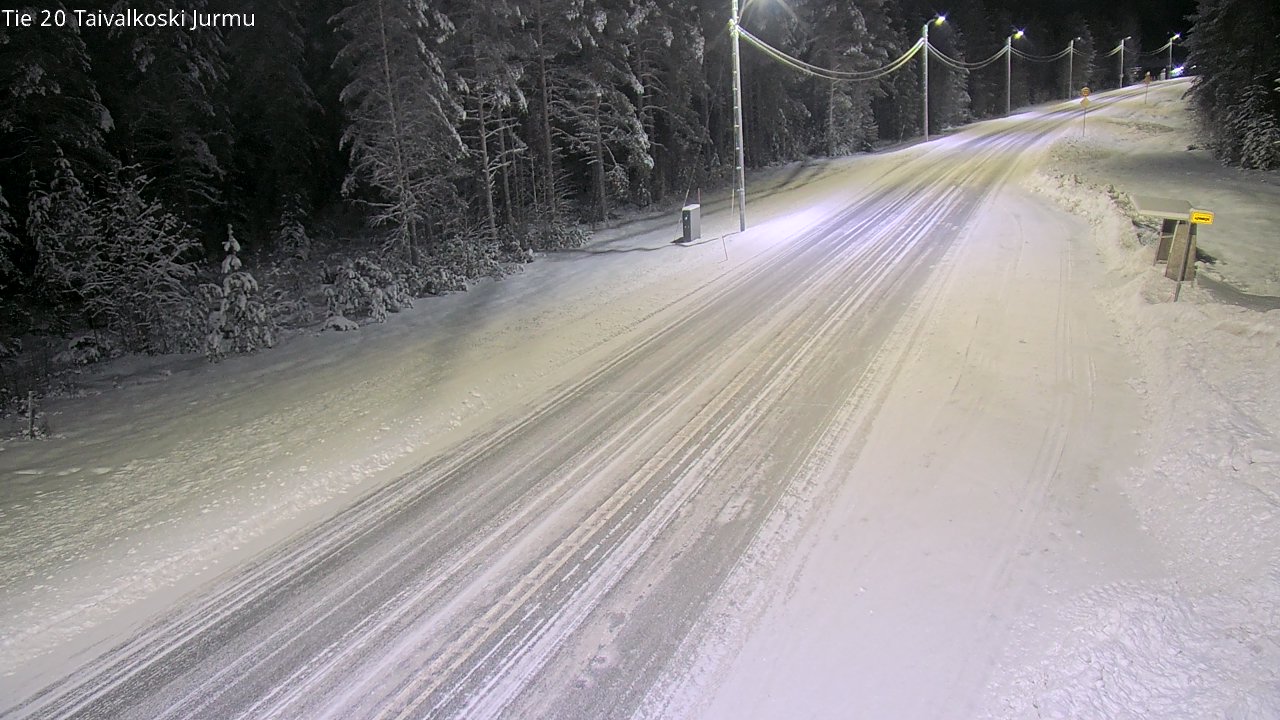 Kelikamerat Kuva Tie 20 Taivalkoski, Jurmu, Taivalkoski, Pohjois-Pohjanmaa