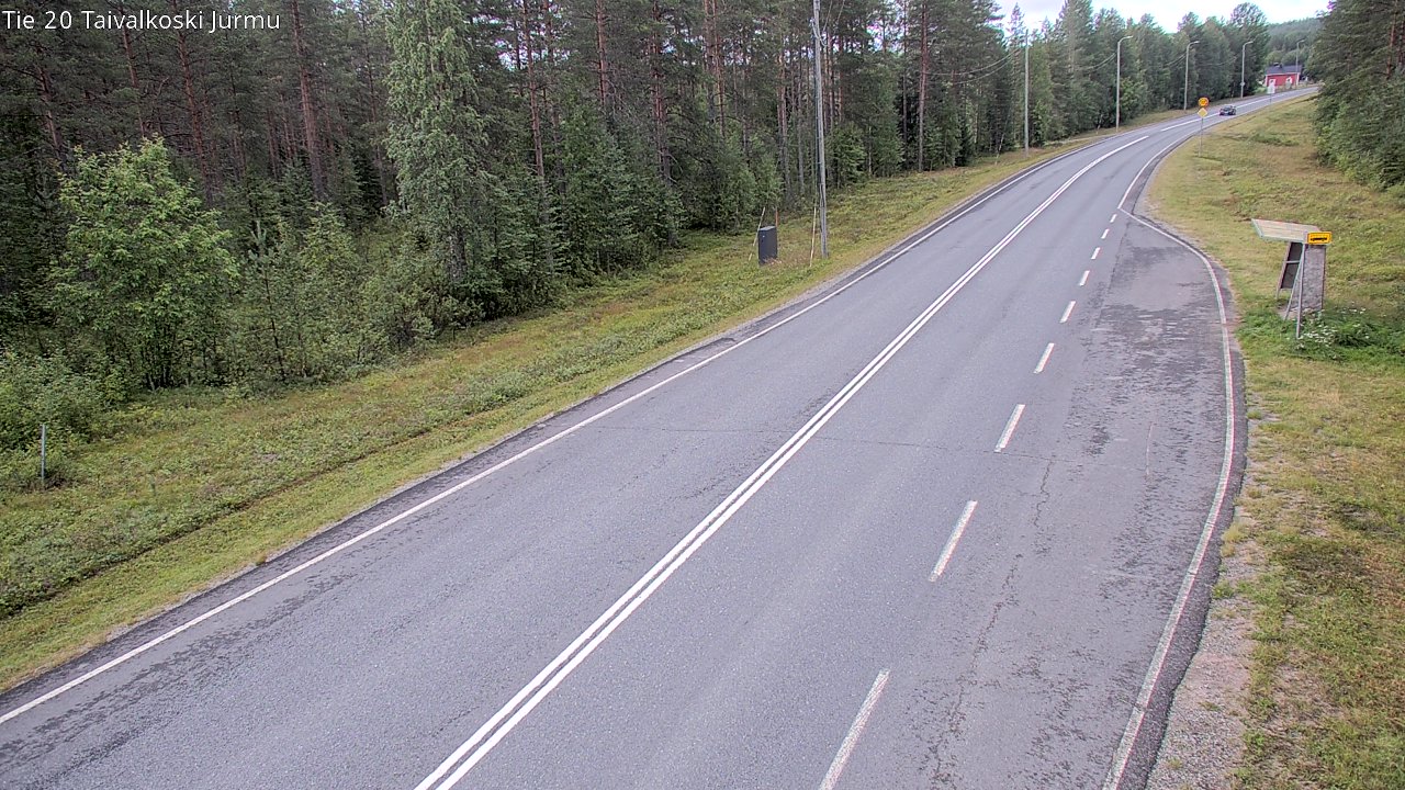 Weather Camera Image Väg 20 Taivalkoski, Jurmu, Taivalkoski, Pohjois-Pohjanmaa