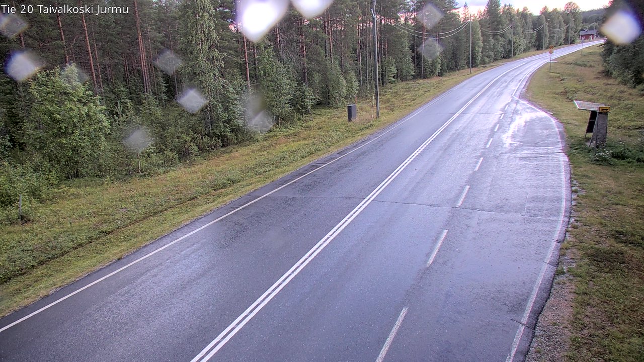 Kelikamerat Kuva Tie 20 Taivalkoski, Jurmu, Taivalkoski, Pohjois-Pohjanmaa