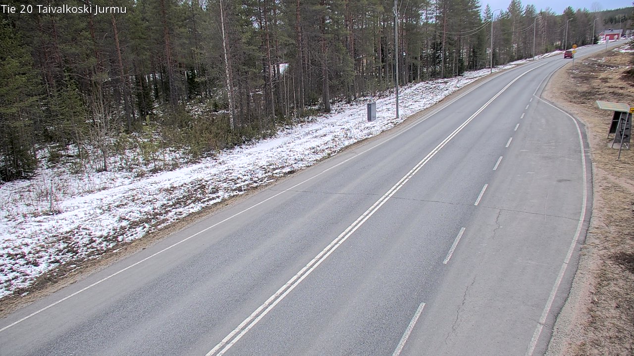 Kelikamerat Kuva Tie 20 Taivalkoski, Jurmu, Taivalkoski, Pohjois-Pohjanmaa